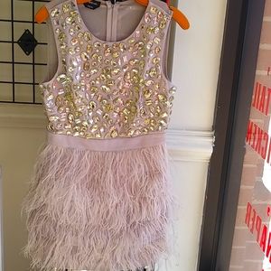 Silver rhinestone dress